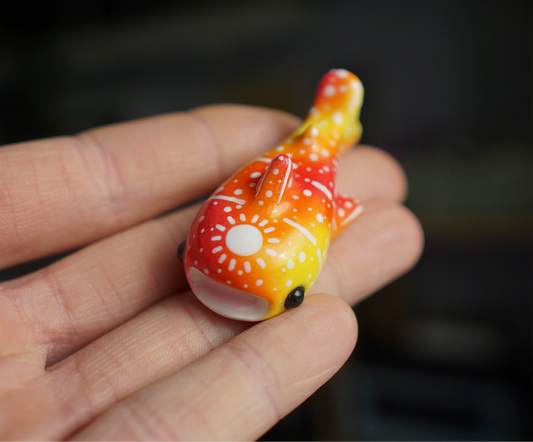 Sunset whale shark figurine (non-magnetic)