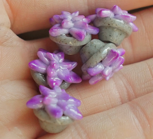 Succulent magnet - polymer clay