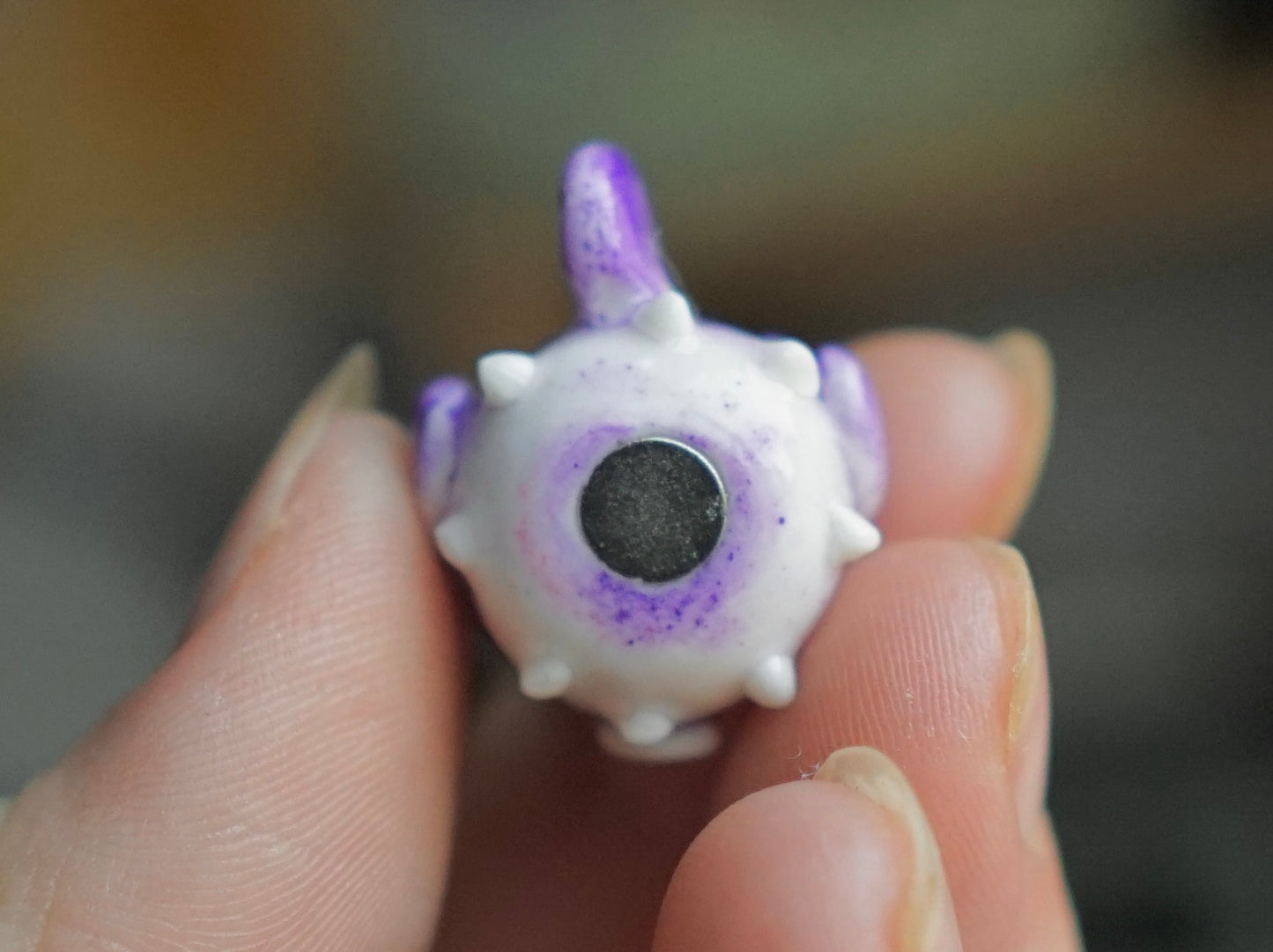 Pufferfish magnet - polymer clay