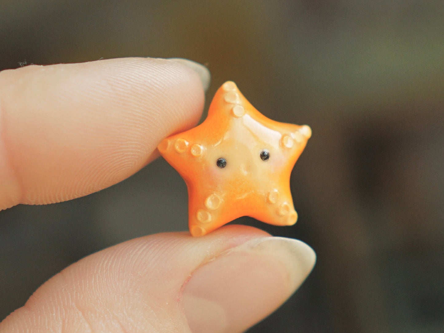 Starfish magnet - polymer clay
