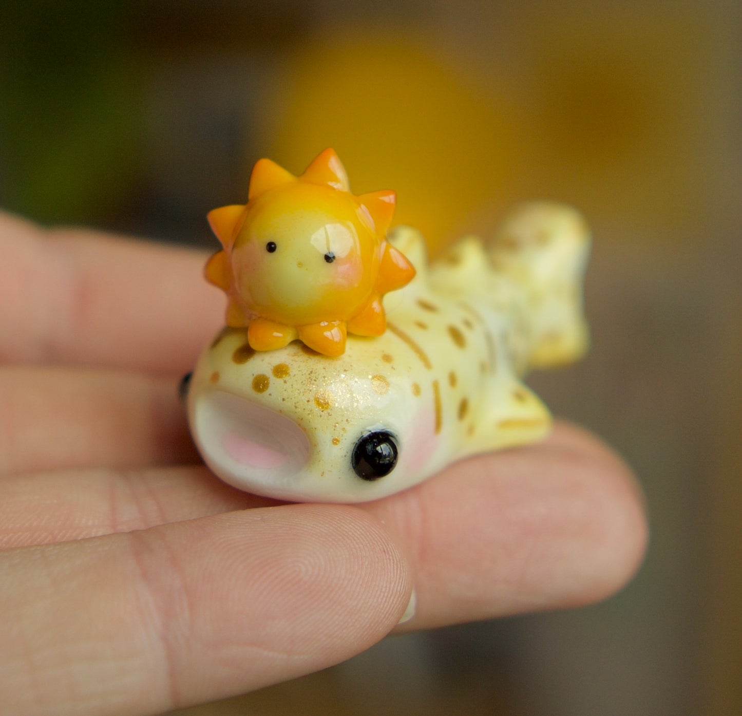 Sunny Shark set - magnetic polymer clay figurine
