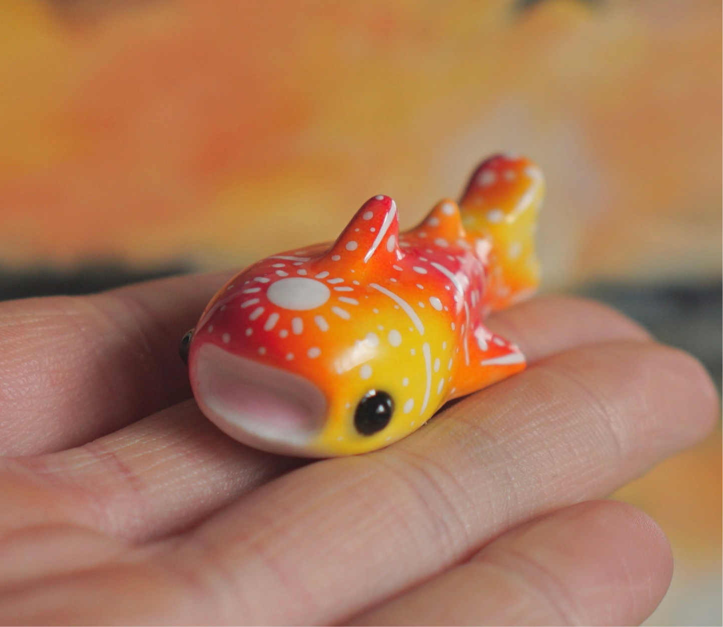 Sunset whale shark figurine (non-magnetic)