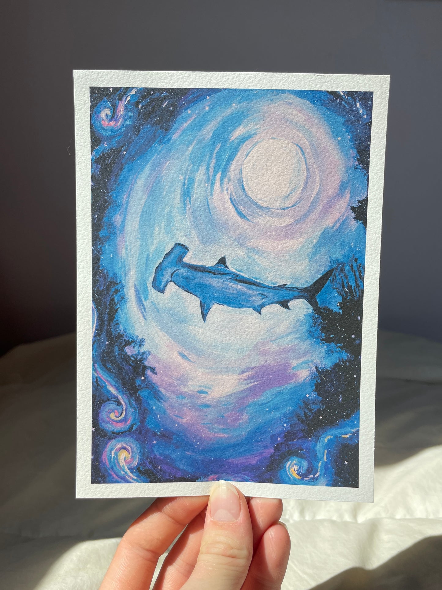 Galatic hammerhead Print ✨ - Fine Art Giclée Print