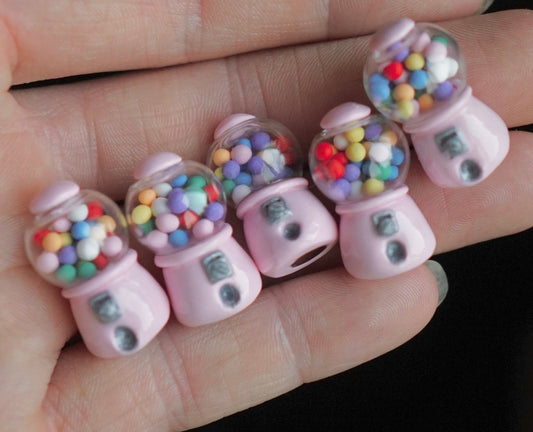 Gumball machine magnet - polymer clay