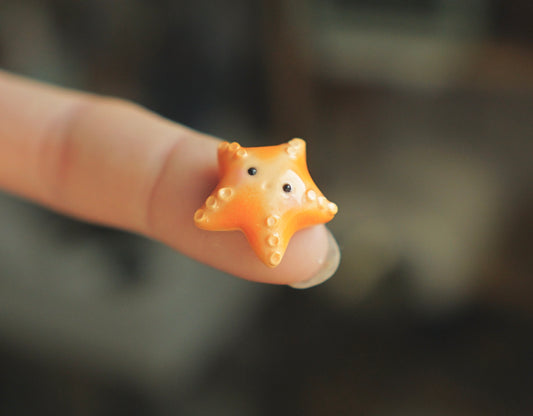 Starfish magnet - polymer clay