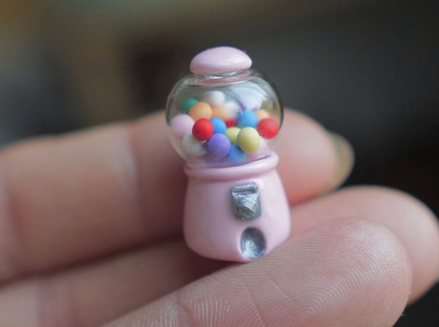 Gumball machine magnet - polymer clay